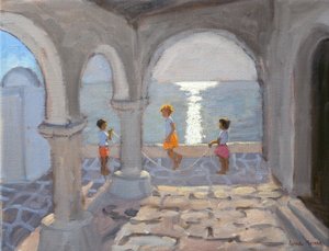 儿童跳绳，希腊群岛，2008年 作者 安德鲁·马卡拉（Andrew Macara）